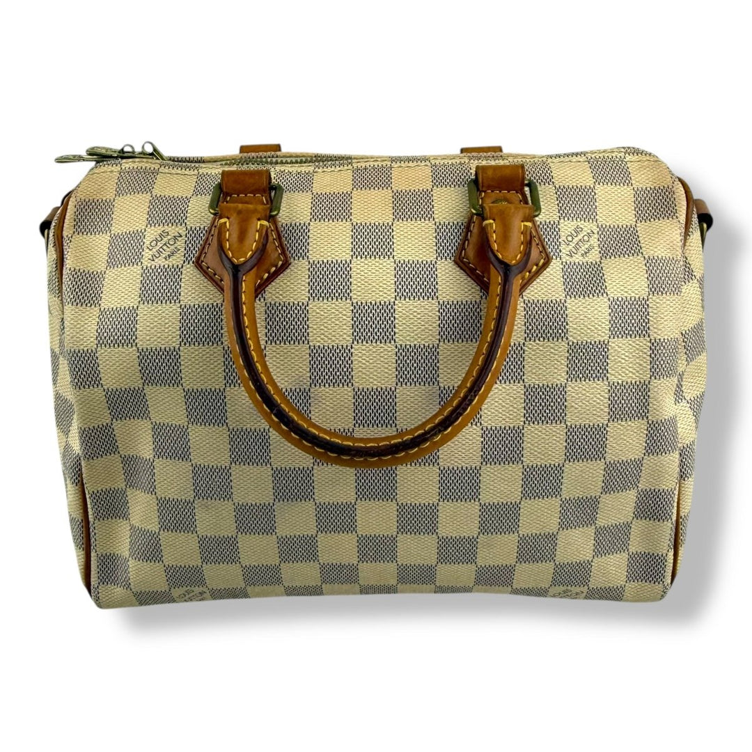 Louis Vuitton Damier Azur Speedy Bandouliere 25 Handbag - Lux Central