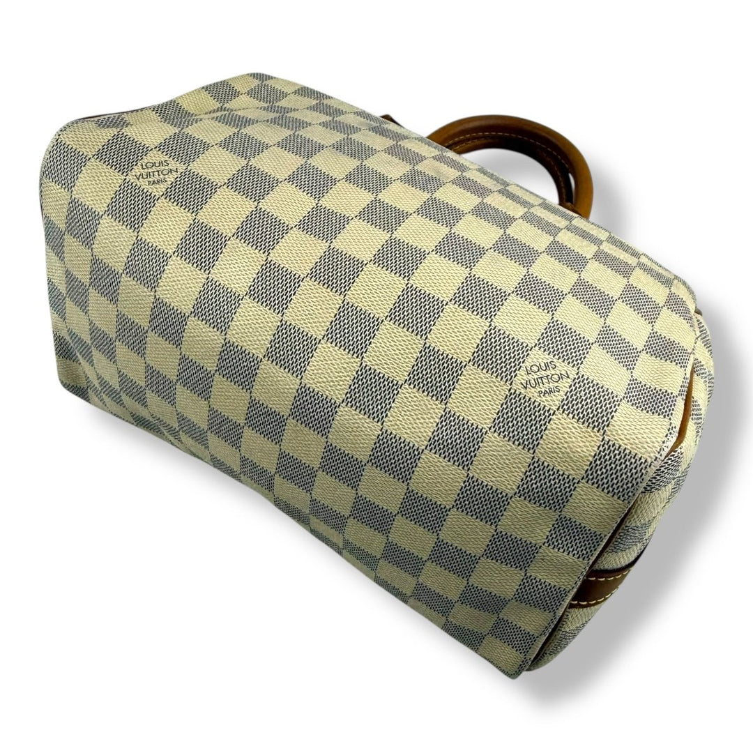 Louis Vuitton Damier Azur Speedy Bandouliere 25 Handbag - Lux Central