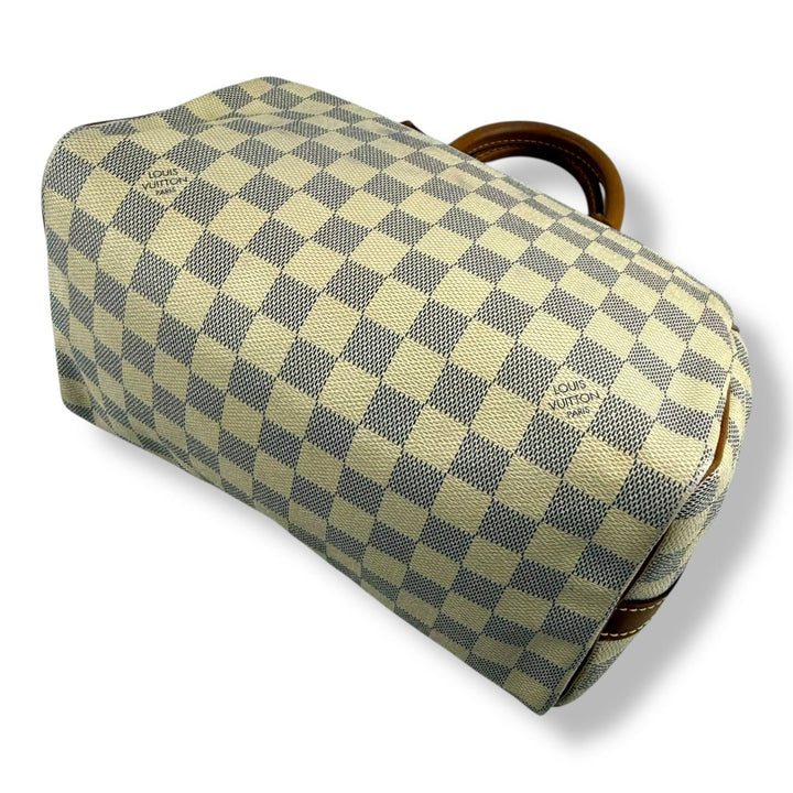 Louis Vuitton Damier Azur Speedy Bandouliere 25 Handbag - Lux Central