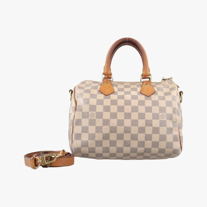 Louis Vuitton Damier Azur Speedy Bandouliere 25 Handbag - Lux Central