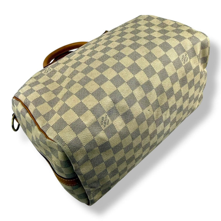 Louis Vuitton Damier Azur Speedy Bandouliere 30 Handbag - Lux Central