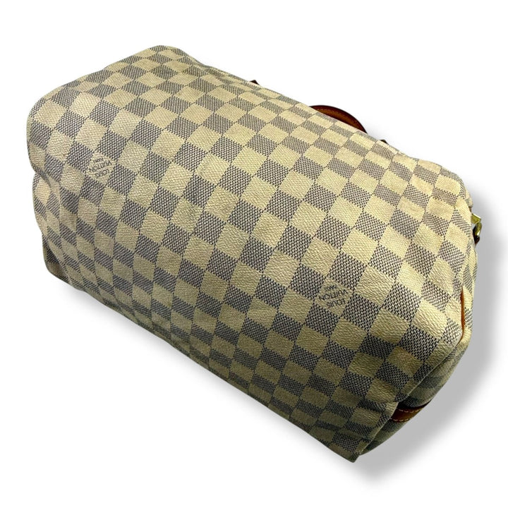 Louis Vuitton Damier Azur Speedy Bandouliere 30 Handbag - Lux Central