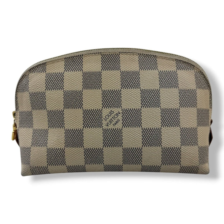 Louis Vuitton Damier Azur Travel Cosmetic PM Pouch - Lux Central