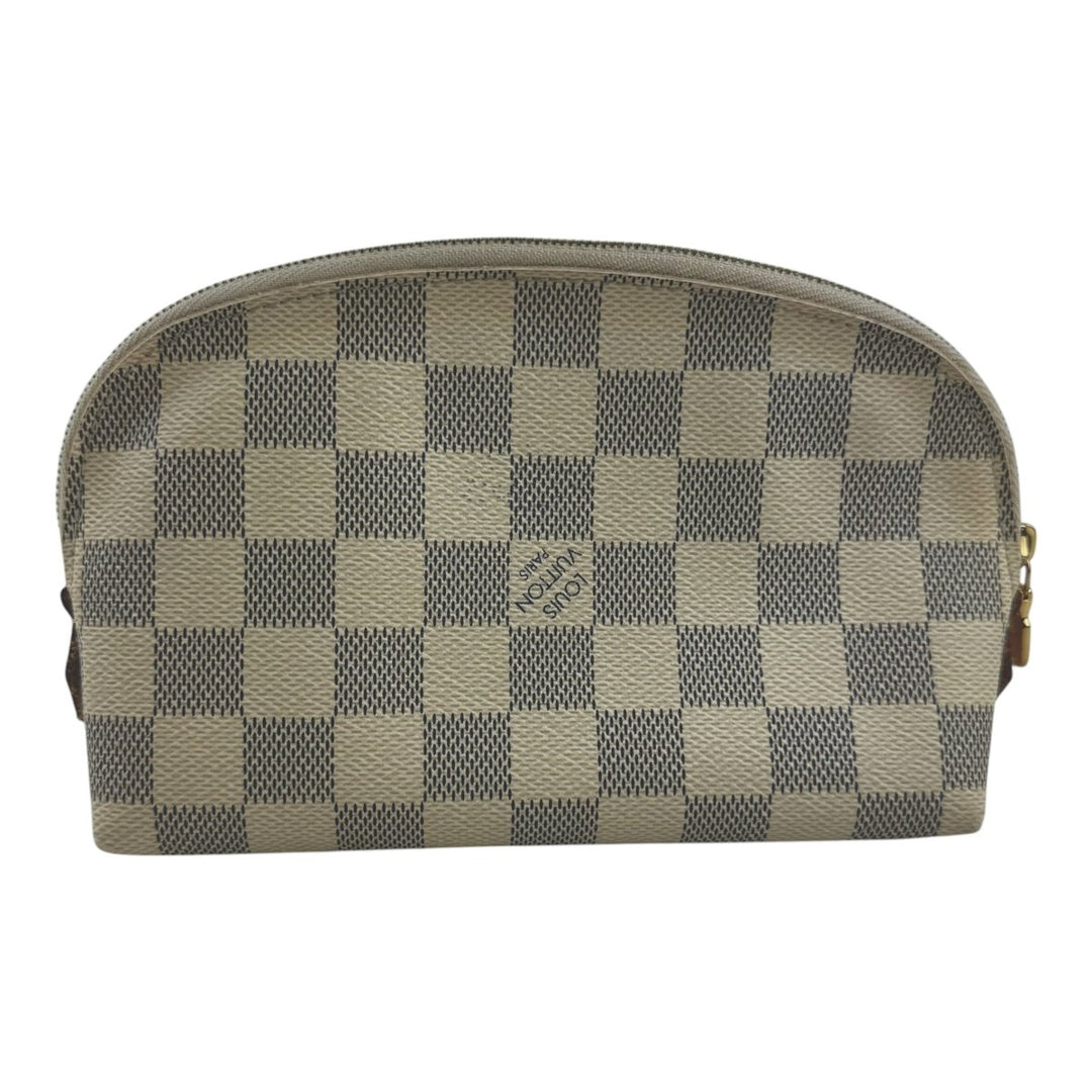Louis Vuitton Damier Azur Travel Cosmetic PM Pouch - Lux Central