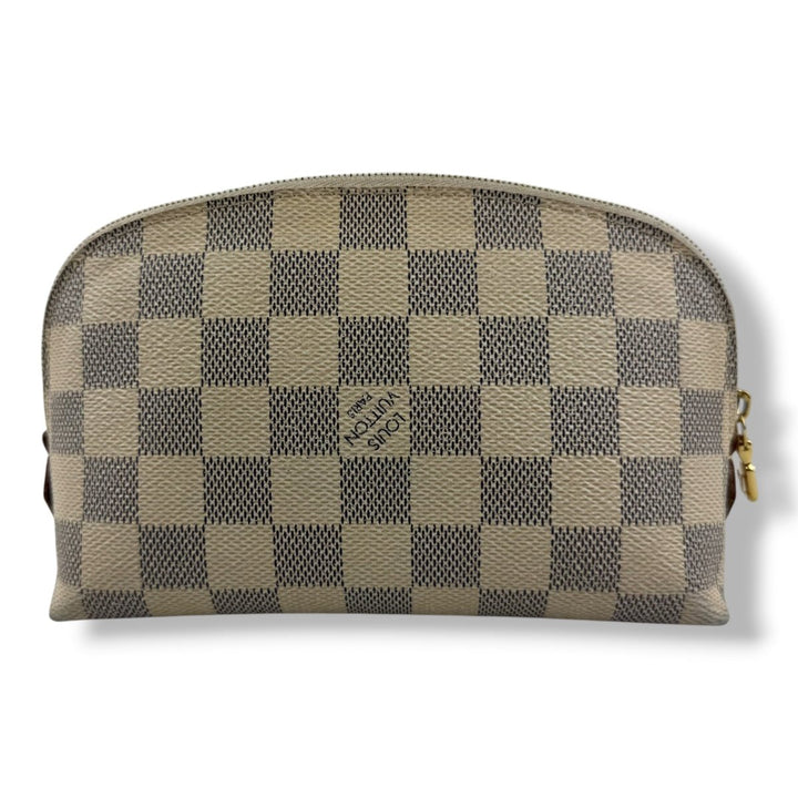 Louis Vuitton Damier Azur Travel Cosmetic PM Pouch - Lux Central