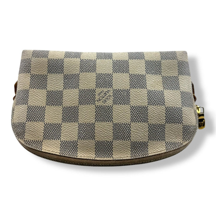Louis Vuitton Damier Azur Travel Cosmetic PM Pouch - Lux Central