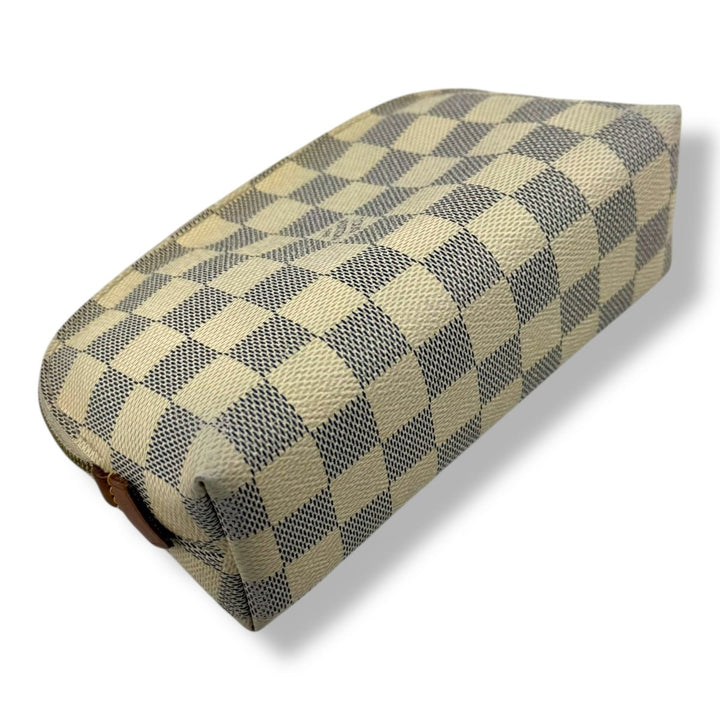 Louis Vuitton Damier Azur Travel Cosmetic PM Pouch - Lux Central