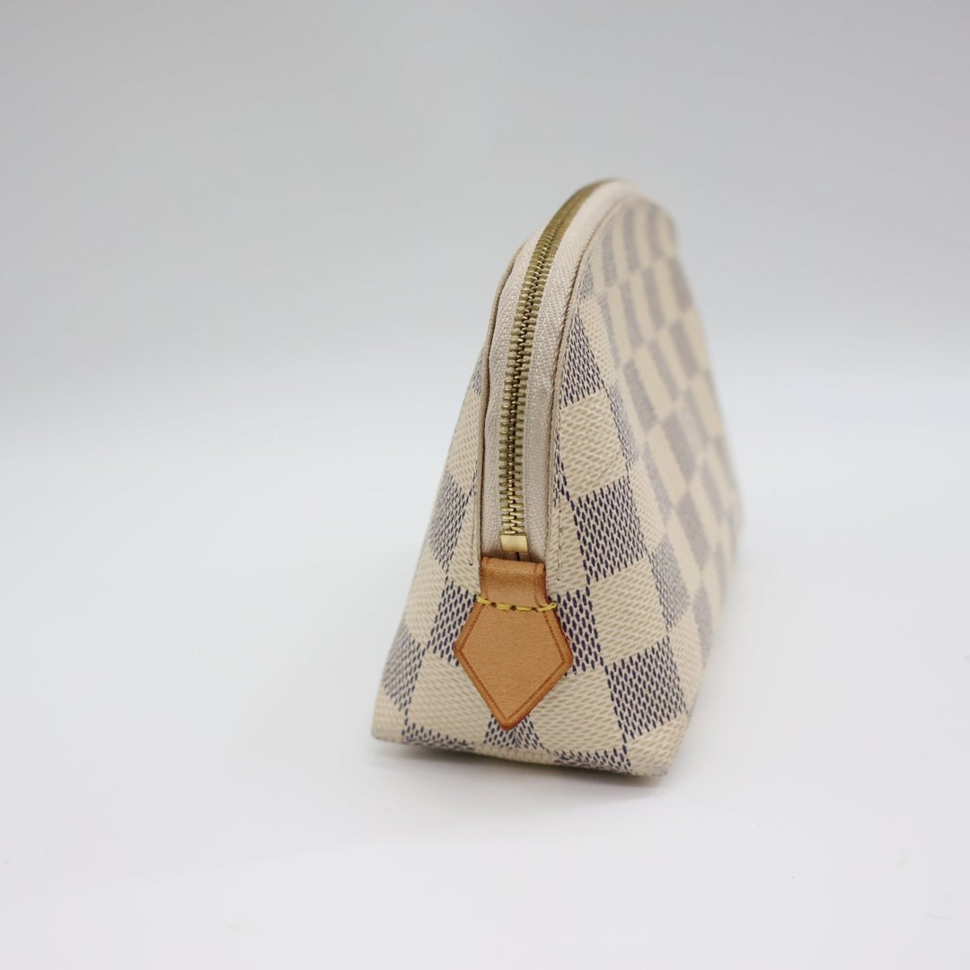 Louis Vuitton Damier Azur Travel Cosmetic PM Pouch - Lux Central