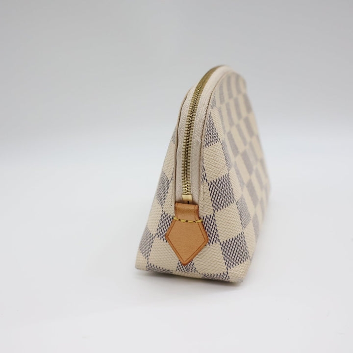 Louis Vuitton Damier Azur Travel Cosmetic PM Pouch - Lux Central