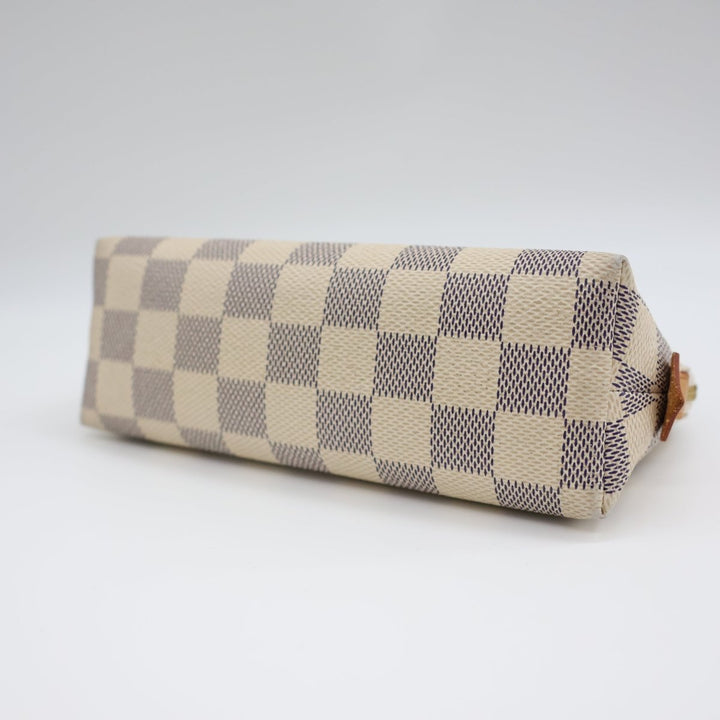 Louis Vuitton Damier Azur Travel Cosmetic PM Pouch - Lux Central
