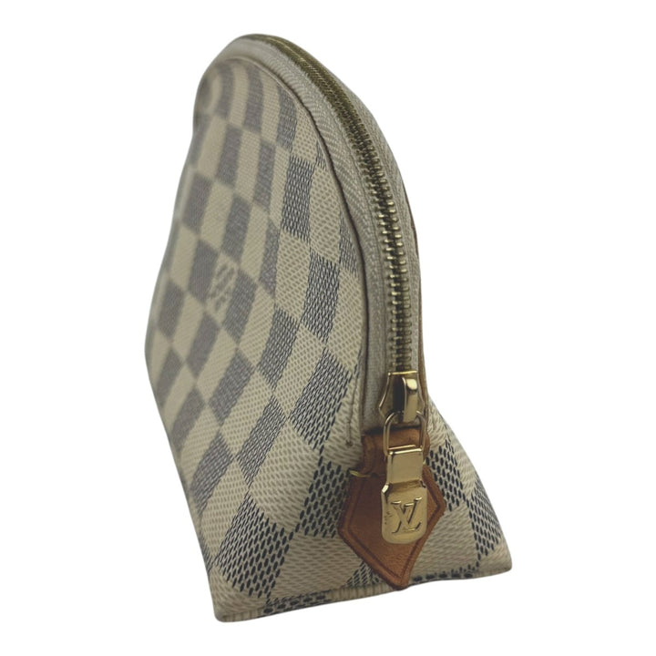 Louis Vuitton Damier Azur Travel Cosmetic PM Pouch - Lux Central