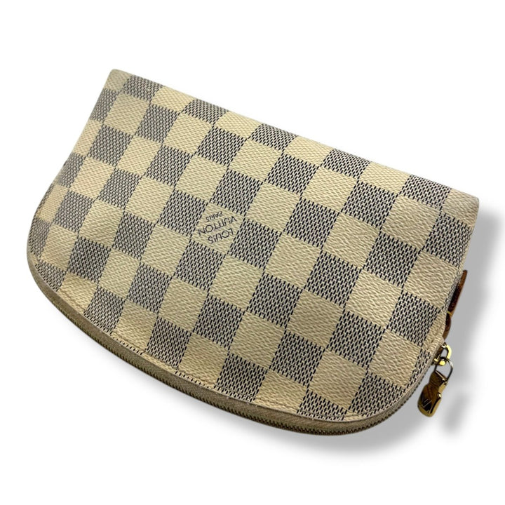 Louis Vuitton Damier Azur Travel Cosmetic PM Pouch - Lux Central