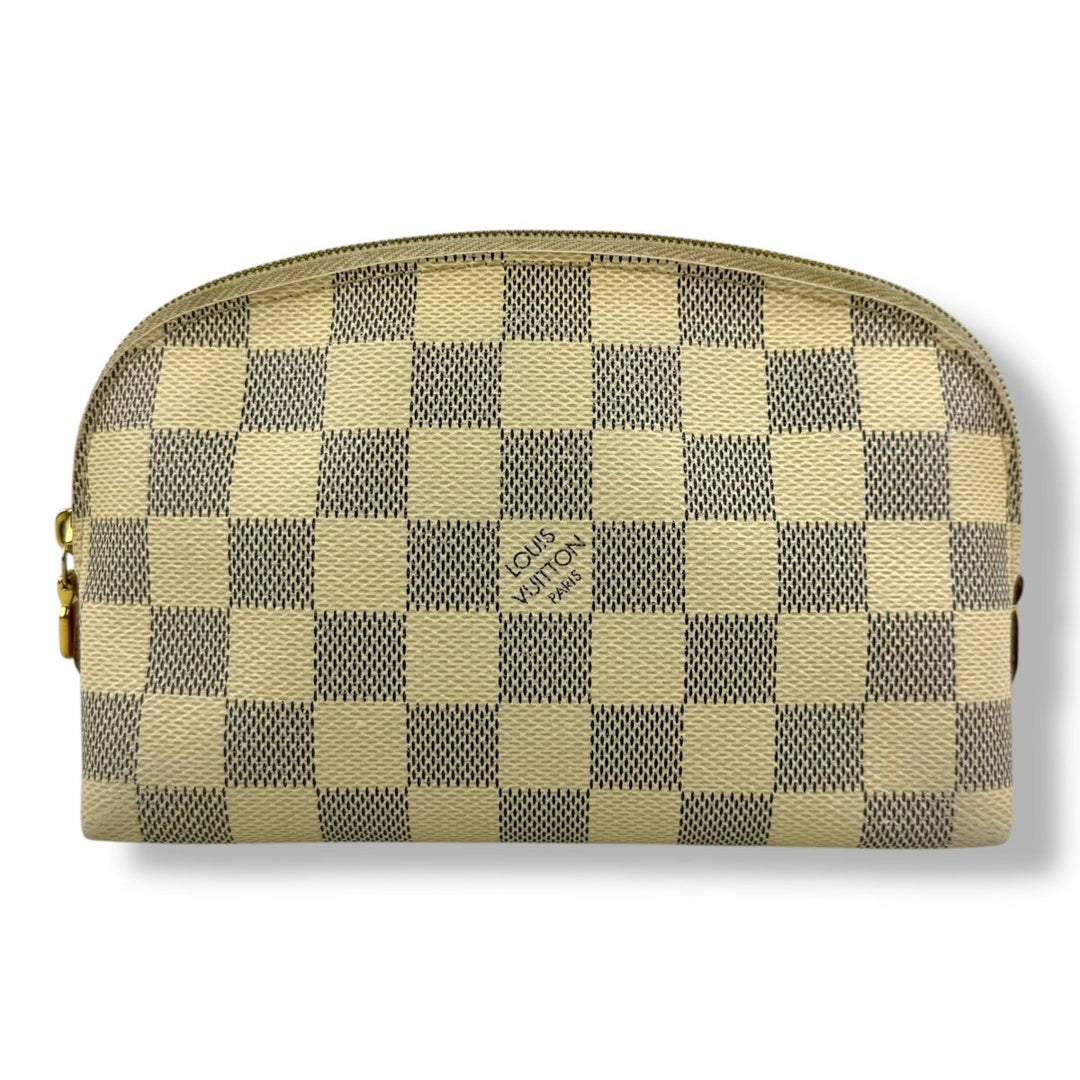 Louis Vuitton Damier Azur Travel Cosmetic PM Pouch - Lux Central