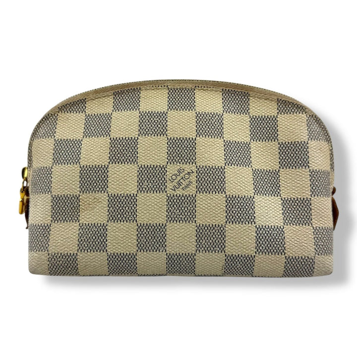 Louis Vuitton Damier Azur Travel Cosmetic PM Pouch - Lux Central
