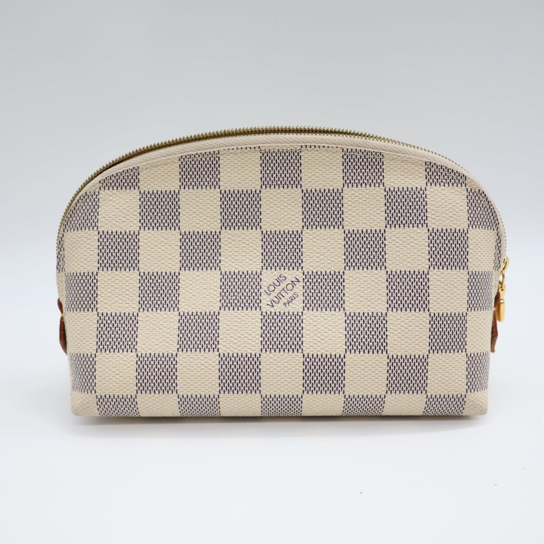 Louis Vuitton Damier Azur Travel Cosmetic PM Pouch - Lux Central