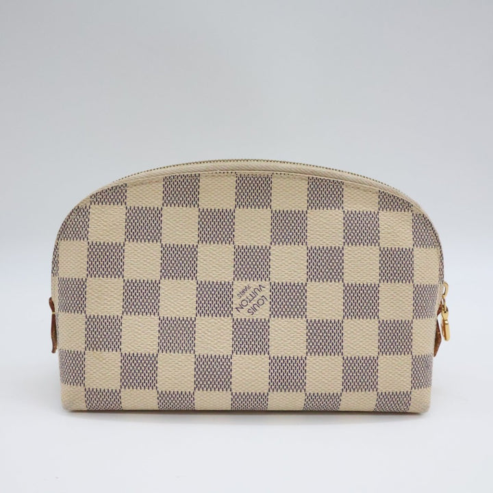 Louis Vuitton Damier Azur Travel Cosmetic PM Pouch - Lux Central