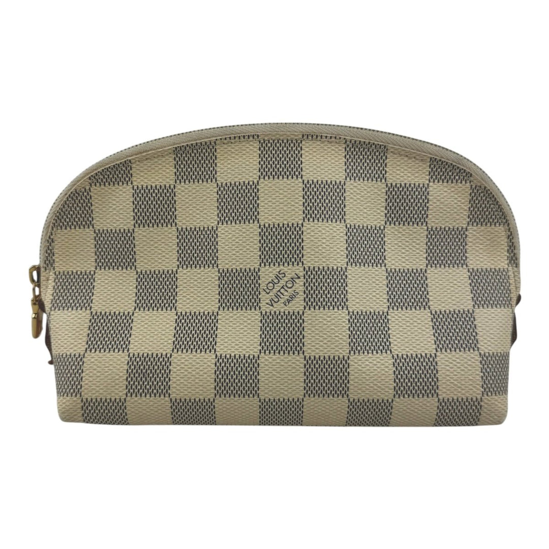 Louis Vuitton Damier Azur Travel Cosmetic PM Pouch - Lux Central