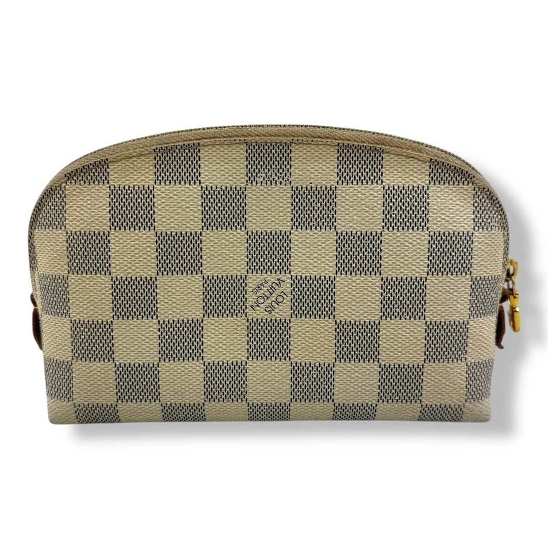 Louis Vuitton Damier Azur Travel Cosmetic PM Pouch - Lux Central