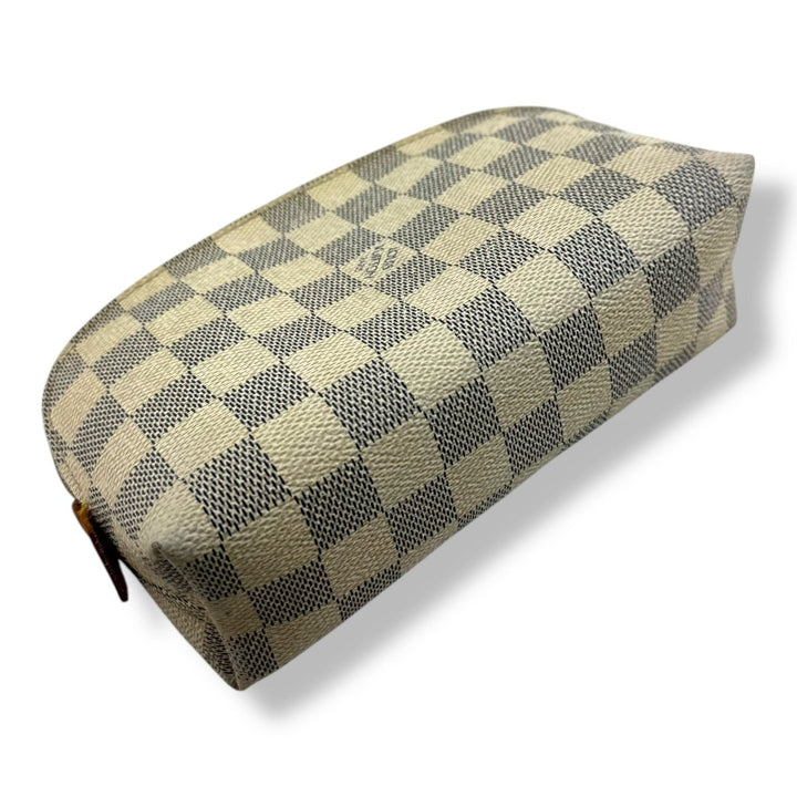 Louis Vuitton Damier Azur Travel Cosmetic PM Pouch - Lux Central