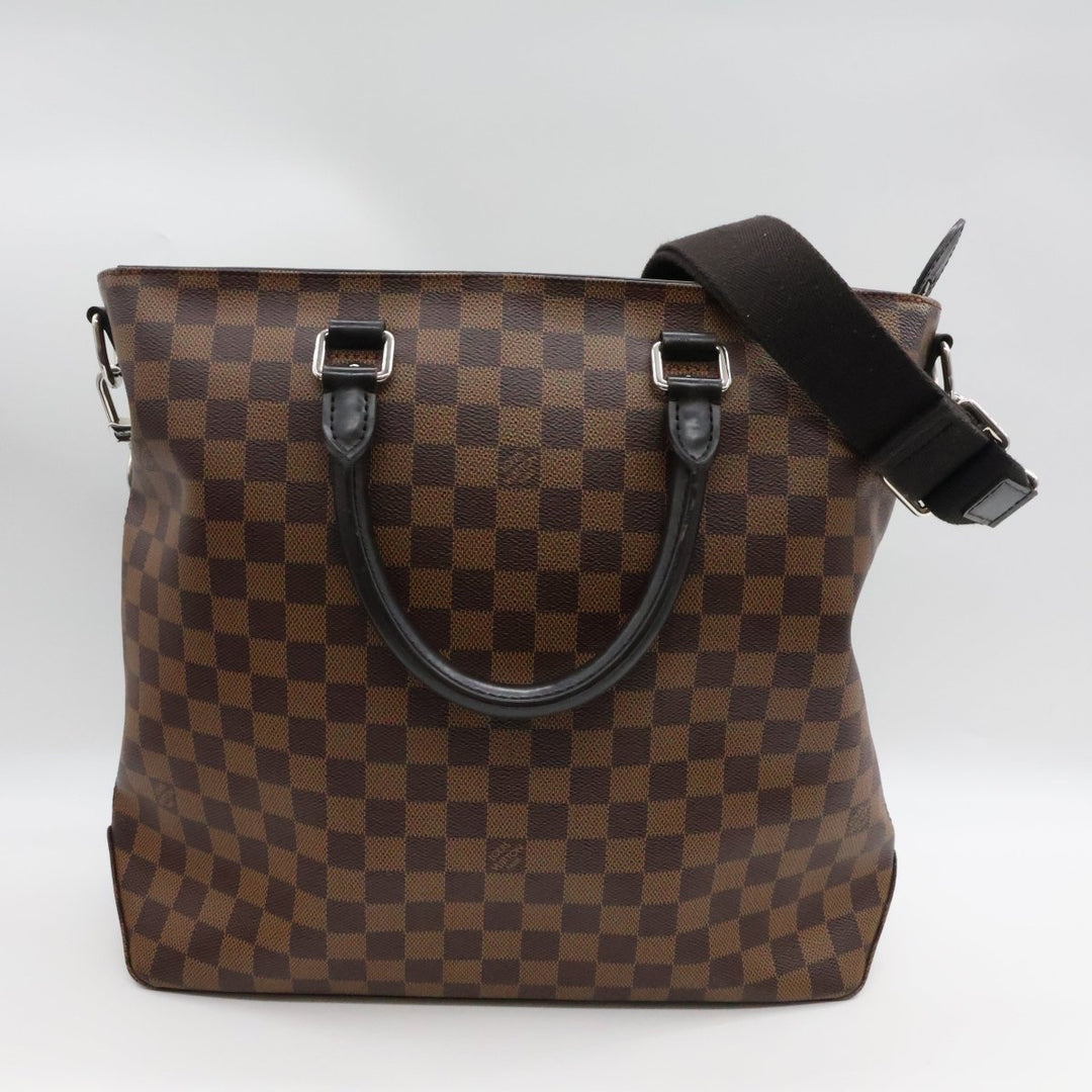 Louis Vuitton Damier Ebene Jake Tote Handbag - Lux Central