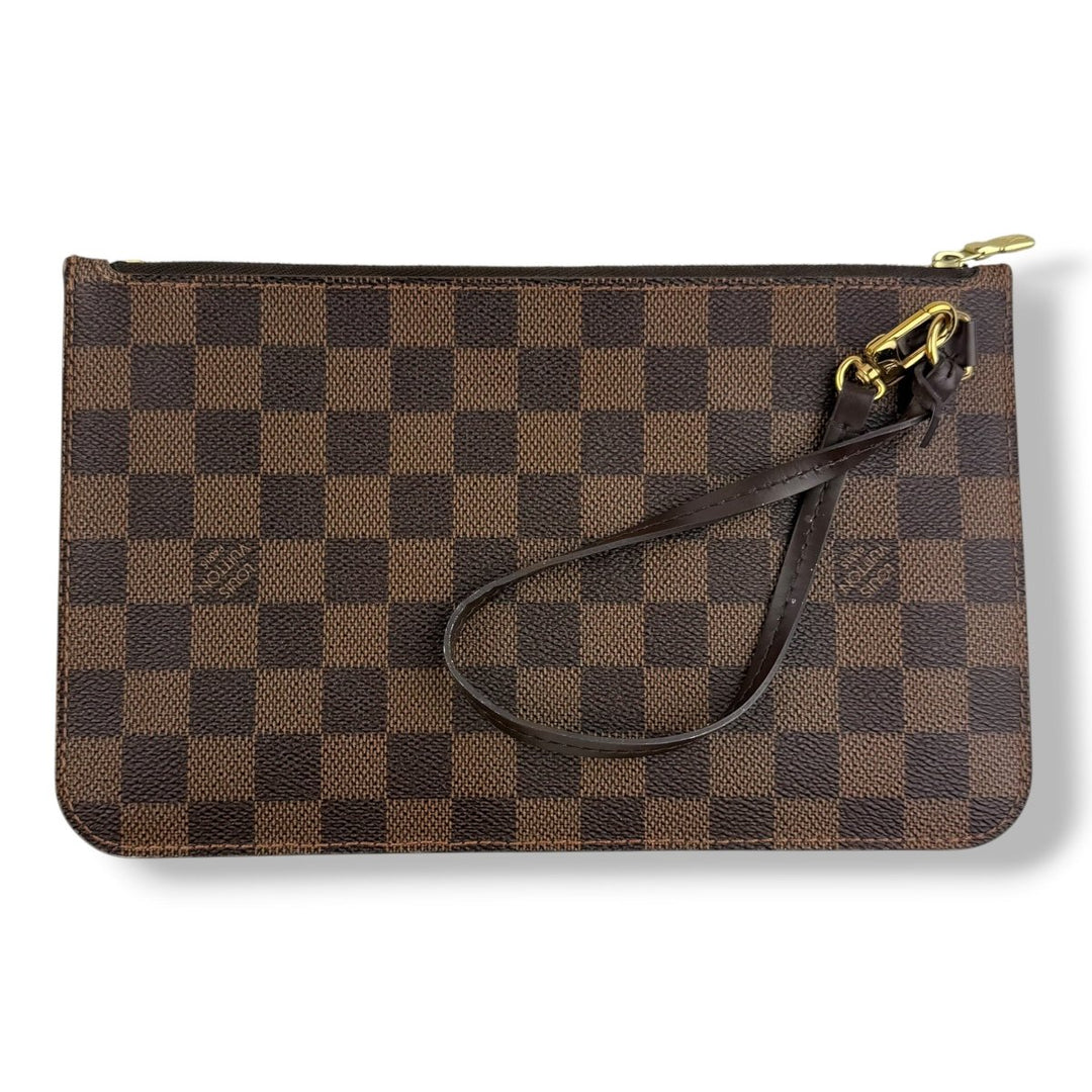 Louis Vuitton Damier Ebene Neverfull MM Clutch Pouch - Lux Central