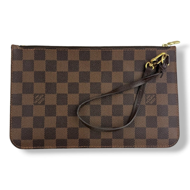 Louis Vuitton Damier Ebene Neverfull MM Clutch Pouch - Lux Central