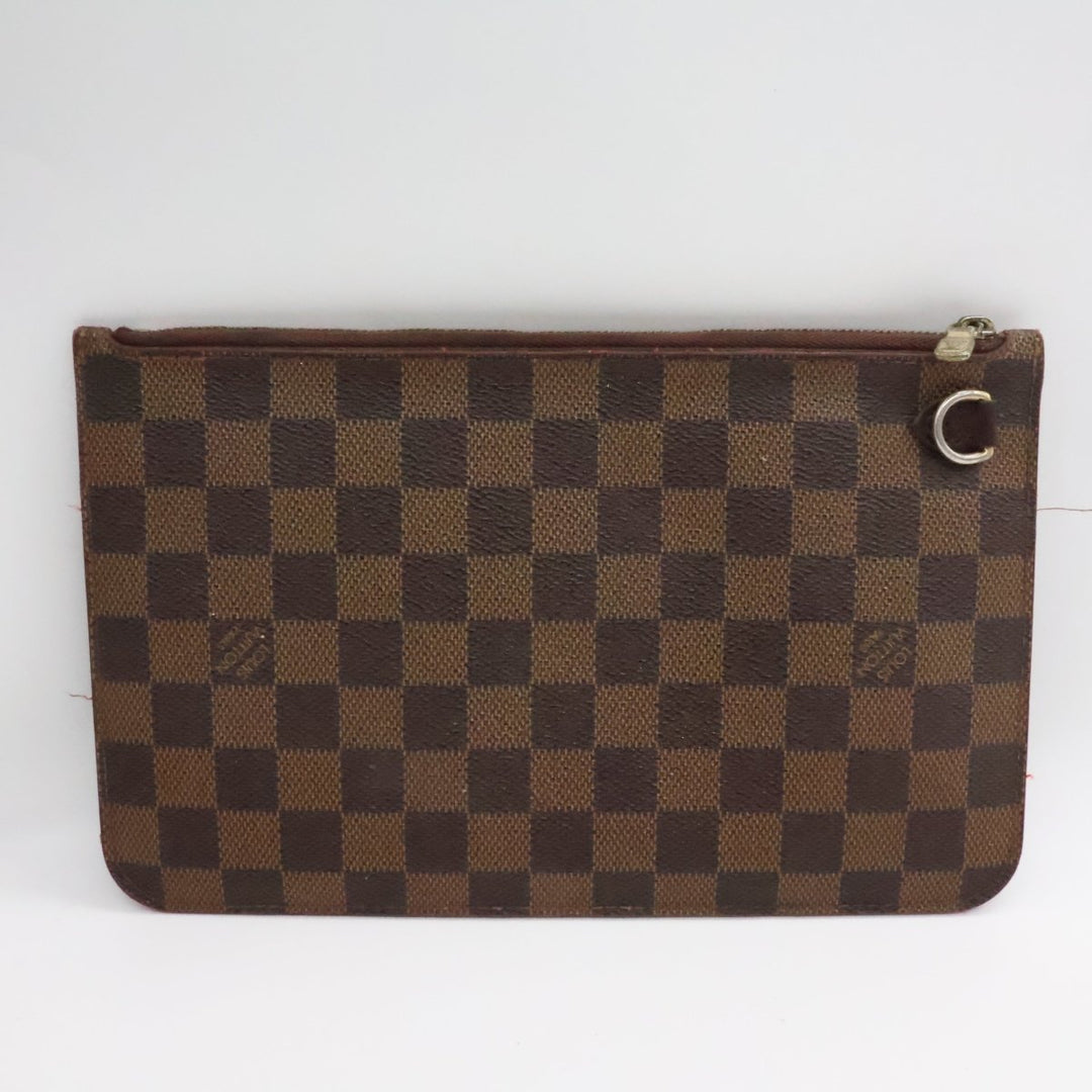 Louis Vuitton Damier Ebene Neverfull MM Clutch Pouch - Lux Central