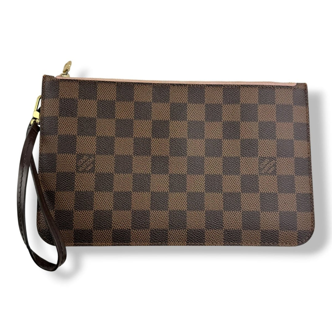 Louis Vuitton Damier Ebene Neverfull MM Clutch Pouch - Lux Central