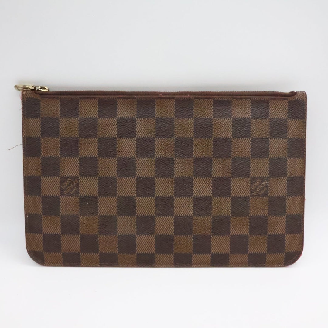 Louis Vuitton Damier Ebene Neverfull MM Clutch Pouch - Lux Central