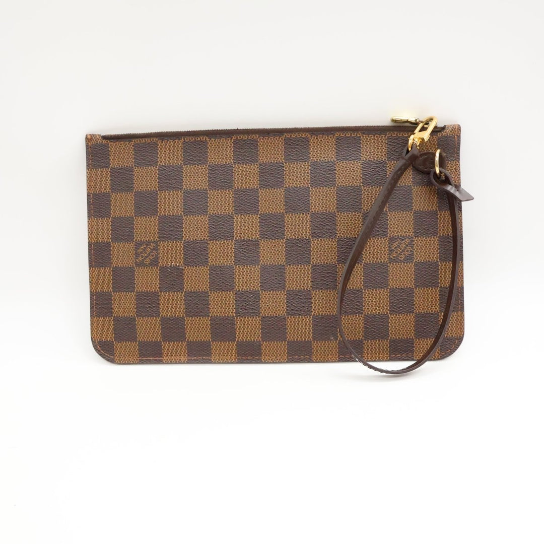 Louis Vuitton Damier Ebene Neverfull MM Clutch Pouch - Lux Central