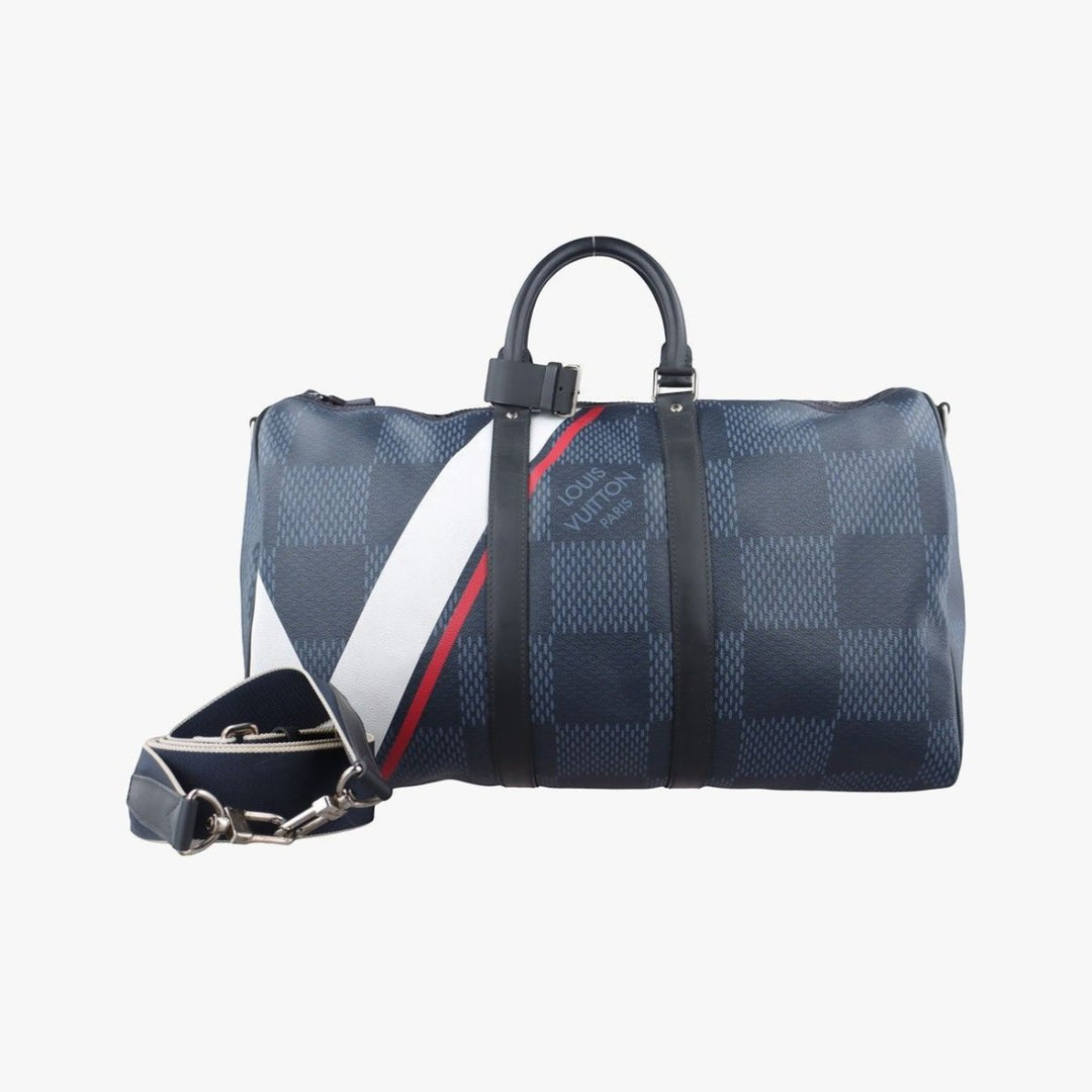Louis Vuitton Damier Graphite Americas Cup 45 Keepall Duffle Bag - Lux Central