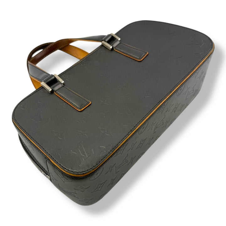 Louis Vuitton Dark Grey Monogram Mat Shelton Handbag - Lux Central