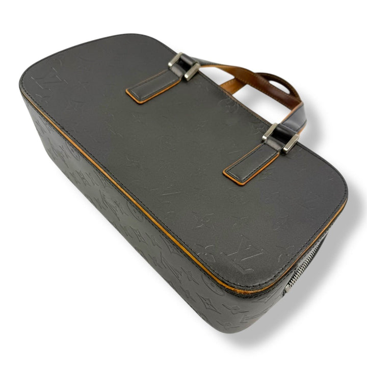 Louis Vuitton Dark Grey Monogram Mat Shelton Handbag - Lux Central