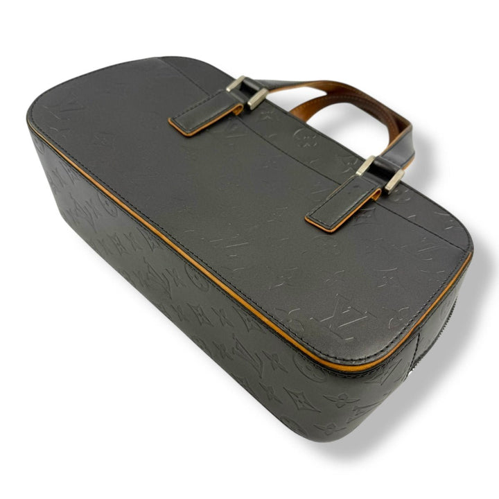 Louis Vuitton Dark Grey Monogram Matte Shelton Handbag - Lux Central