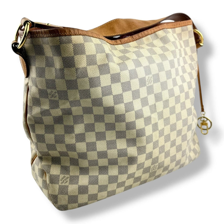 Louis Vuitton Delightful MM Damier Azur Handbag - Lux Central