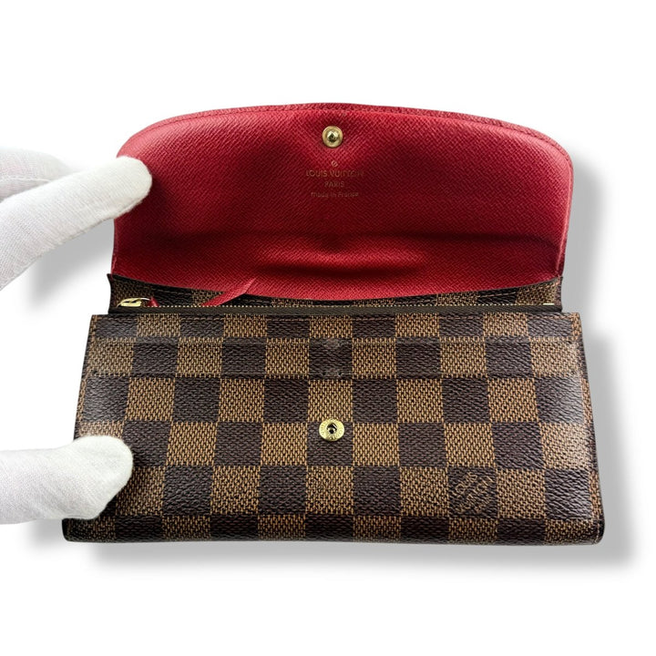 Louis Vuitton Emilie Brown Damier Femme Wallet - Lux Central