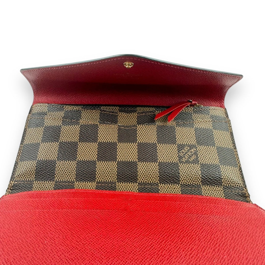 Louis Vuitton Emilie Brown Damier Femme Wallet - Lux Central