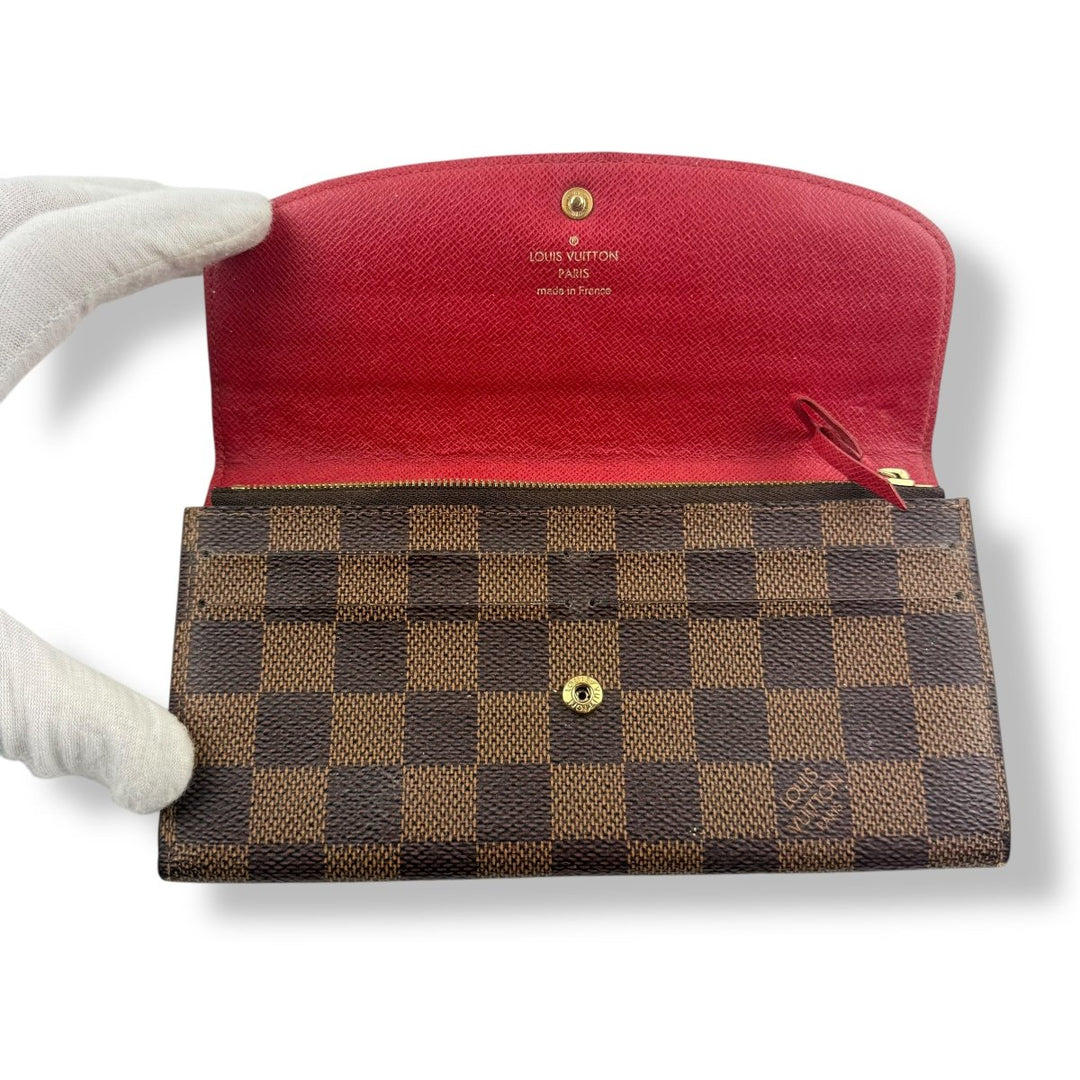 Louis Vuitton Emilie Brown Damier Femme Wallet - Lux Central