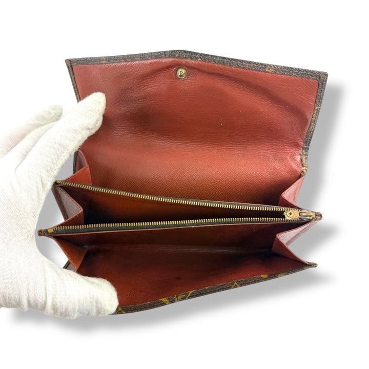 Louis Vuitton Emilie Brown Monogram Femme Wallet - Lux Central