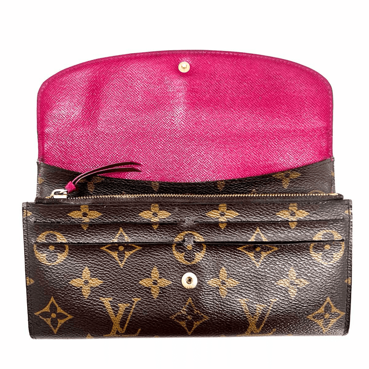 Louis Vuitton Emilie Brown Monogram Femme Wallet - Lux Central