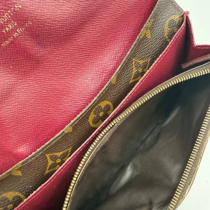 Louis Vuitton Emilie Brown Monogram Femme Wallet - Lux Central