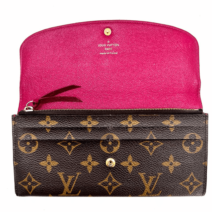 Louis Vuitton Emilie Brown Monogram Femme Wallet - Lux Central