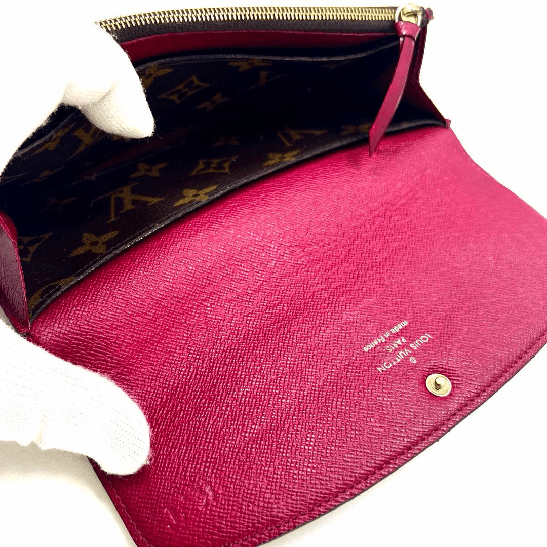 Louis Vuitton Emilie Brown Monogram Femme Wallet - Lux Central