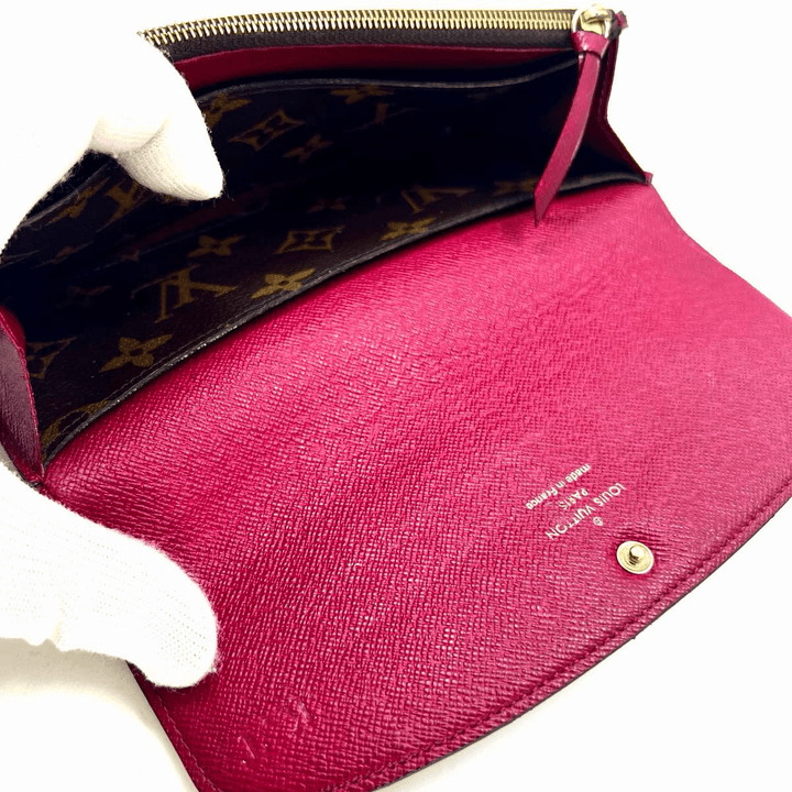 Louis Vuitton Emilie Brown Monogram Femme Wallet - Lux Central