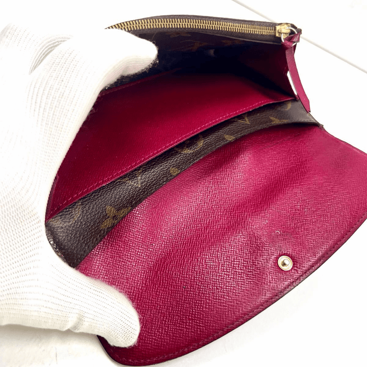 Louis Vuitton Emilie Brown Monogram Femme Wallet - Lux Central