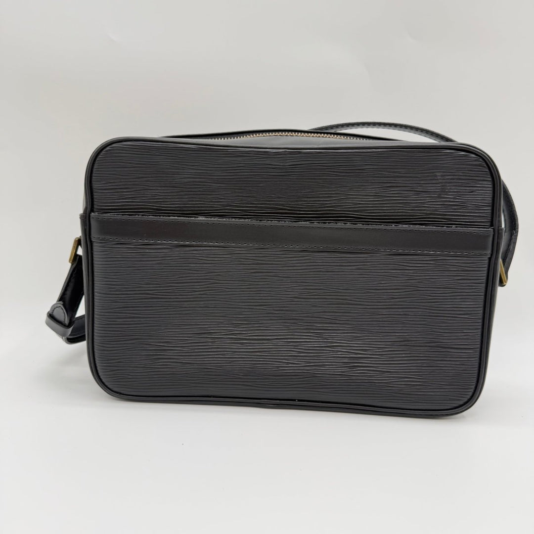 Louis Vuitton Epi Black Black Leather Trocadero 27 Crossbody Bag - Lux Central