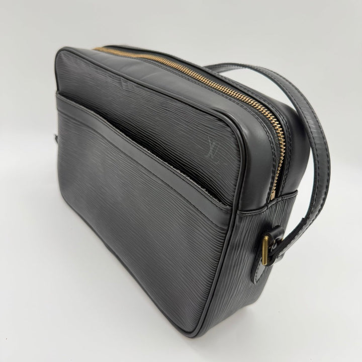 Louis Vuitton Epi Black Black Leather Trocadero 27 Crossbody Bag - Lux Central