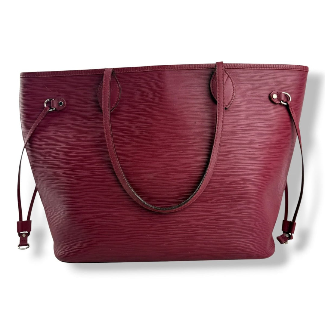 Louis Vuitton Epi Leather Fuchsia Neverfull MM Handbag - Lux Central