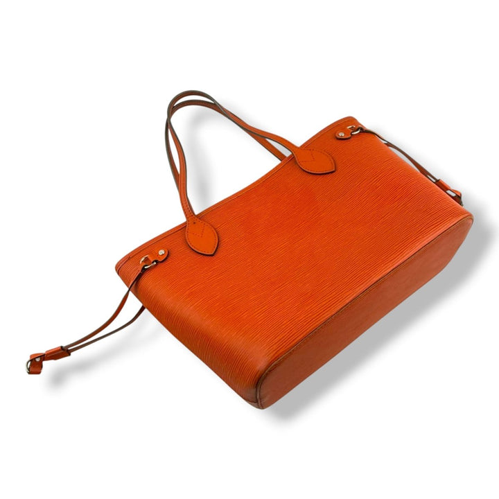 Louis Vuitton Epi Leather Orange Neverfull PM Handbag - Lux Central