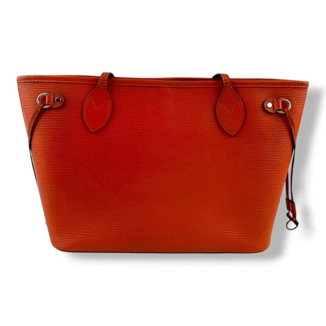 Louis Vuitton Epi Leather Orange Neverfull PM Handbag - Lux Central